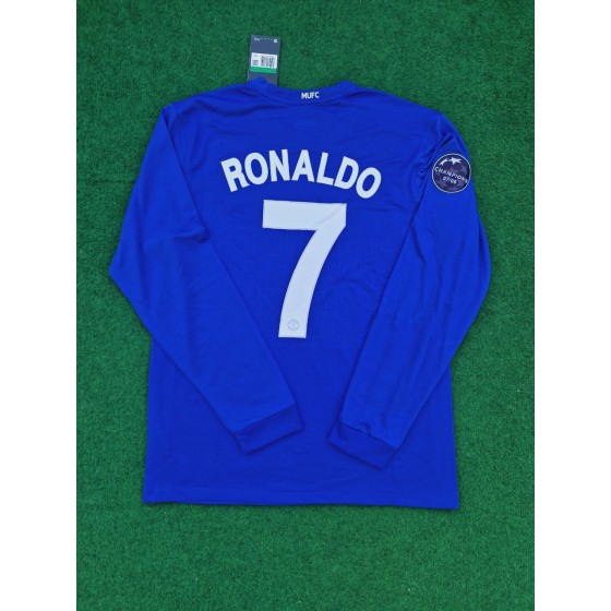 Cristiano Ronaldo Manchester United 2008 Fifa World Cup Champions League Patch Retro Jersey